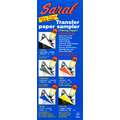 SARAL® Transferpapier-Packungen wachslos, "Universal", Inhalt: je 1x weiß, gelb, rot, blau und grafit