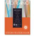 FABRIANO® Watercolour Studio, HOT PRESS Aquarellpapier, 22,9 cm x 30,5 cm, satiniert, 300 g/m², Block (1-seitig geleimt)