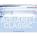 GERSTAECKER AQUARELL CLASSIC Aquarellkarton, rau, 30 cm x 40 cm, rau, 300 g/m², 4-seitig geleimter Block mit 50 Blatt