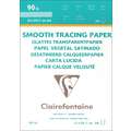 Clairefontaine Transparentpapier 90/95g, 50 Blatt, DIN A4, Block (1-seitig geleimt)