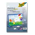 FOLIA® Puzzle mit Legerahmen, blanco weiß, 35-teilig, DIN A4, 1 Stück