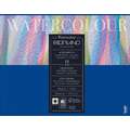 FABRIANO® „Watercolour“ Aquarellkarton, 24 cm x 32 cm, fein, 300 g/m², Block mit 12 Blatt, kopfgeleimt