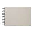 KUNST & PAPIER Spiral-Skizzenbuch, Querformat, 10,5 cm x 14,8 cm, 130 g/m², rau