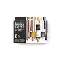 Liquitex® BASICS™ Acrylfarben themenbasierte Sets, 6 x 22 ml, Metallic & irisierende Farben, Set