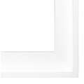I LOVE ART Schattenfugenrahmen L-Profil, 41 cm x 33 cm (6F), Weiß