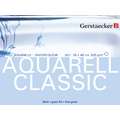 GERSTAECKER AQUARELL CLASSIC Aquarellkarton, matt, 36 cm x 48 cm, 300 g/m², Block (4-seitig geleimt), matt