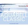 GERSTAECKER AQUARELL CLASSIC Aquarellkarton, rau, 36 cm x 48 cm, rau, 300 g/m², 4-seitig geleimter Block mit 50 Blatt