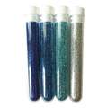 Glitter ultrafein 4er Set, blau