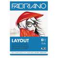 FABRIANO® Layout-Block, 21 cm x 29,7 cm, DIN A4, 75 g/m², 70 Blatt