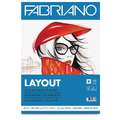 FABRIANO® Layout-Block, 29,7 cm x 42 cm, DIN A3, 75 g/m², 70 Blatt