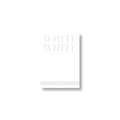 FABRIANO® White White, 21 cm x 29,7 cm, DIN A4, 300 g/m², matt, Block mit 20 Blatt
