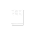 FABRIANO® White White, 24 cm x 32 cm, 300 g/m², matt, Block mit 20 Blatt