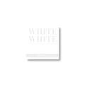 FABRIANO® White White, 20 cm x 20 cm, 300 g/m², matt, Block mit 20 Blatt