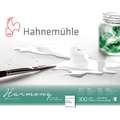 Hahnemühle Harmony Watercolour Aquarellpapier, satiniert, 24 cm x 30 cm, 300 g/m², Block (4-seitig geleimt)