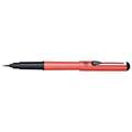 Pentel® Pocket Brush Pinselstift, Schreibfarbe Schwarz / Gehäusefarbe Rot