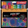 STABILO® point 88 ARTY Sets, 24er Kartonetui, Set