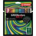 STABILO® GREENcolors ARTY Etuis, 24er Kartonetui, Set