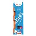 PENTEL® Brush Sign Pen-Sets, Happy