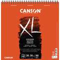 CANSON® XL® Skizzen- und Studienblock, 30 cm x 30 cm, Spiralblock, 90 g/m², Kopfbindung, 120 Blatt