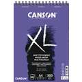 CANSON® XL® Mix Media 300 g/qm, 21 cm x 29,7 cm, DIN A4, 300 g/m², satiniert, Spiralblock