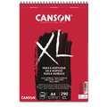 CANSON® XL® Huile & Acrylique Spiralblock, 21 cm x 29,7 cm, DIN A4, 290 g/m², rau, Spiralblock