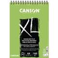 CANSON® XL® Recycling Spiral-Zeichenblock, 21 cm x 29,7 cm, DIN A4, 160 g/m², fein, Spiralblock