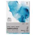 WINSOR & NEWTON™ Classic Aquarellpapier, 300 g/qm, DIN A4, 29,7 cm x 21 cm, fein, 300 g/m², Jumboblock, 50 Blatt