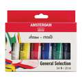 AMSTERDAM Acrylfarbe Standard  Introsets, Introset I, 6 Tuben à 20 ml
