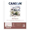 CANSON® Mi-Teintes® Pastellblock, Weiß, Block (1-seitig geleimt), 160 g/m², 32 cm x 41 cm