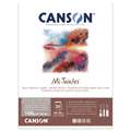 CANSON® Mi-Teintes® Pastellblock, 24 cm x 32 cm, Block (1-seitig geleimt), 160 g/m², Grautöne