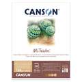 CANSON® Mi-Teintes® Pastellblock, 24 cm x 32 cm, Block (1-seitig geleimt), 160 g/m², Brauntöne