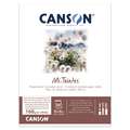 CANSON® Mi-Teintes® Pastellblock, 24 cm x 32 cm, Block (1-seitig geleimt), 160 g/m², Weiß
