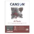 CANSON® Mi-Teintes® Pastellblock, 32 cm x 41 cm, Block (1-seitig geleimt), 160 g/m², Schwarz