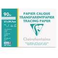 Clairefontaine Transparentpapier 90/95g, 21 cm x 29,7 cm, DIN A4, Packung mit 12 Bogen, 90 g/m², Bogen Packung