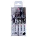 TALENS ECOLINE® Brush Pen Marker-Sets, 5er, Grau