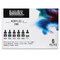 Liquitex® Ink Colour-Sets, 6 x 30 ml, Set, Gedämpfte Töne, 6 x 30 ml