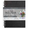 Stillman & Birn™ Skizzenbuch mit Spiralbindung, Nova-Serie, 15,2 cm x 20,3 cm, 150 g/m², Skizzenbuch, Papierfarbe: grau