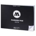 MOLOTOW™ MARKER PAD WHITE, 21 cm x 29,7 cm, DIN A4, 90 g/m², glatt, Block mit 50 Blatt (1-seitig geleimt)