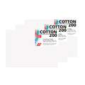 HONSELL Cotton 200 Keilrahmen, 24 cm x 30 cm, 3er-Pckg., 380 g/m²