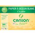 CANSON® „C“ à grain Zeichenpapier weiß, 29,7 cm x 42 cm, 12er-Pckg., satiniert, 180 g/m²