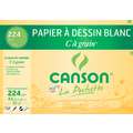 CANSON® „C“ à grain Zeichenpapier weiß, 29,7 cm x 42 cm, 12er-Pckg., satiniert, 224 g/m²