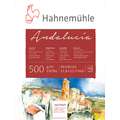 Hahnemühle „Andalucia“ Akademie-Aquarellkarton, 24 cm x 32 cm, 500 g/m², rau, Block (4-seitig geleimt)