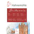 Hahnemühle "Britannia" Aquarellblock, 24 cm x 32 cm, Block mit 12 Blatt, 300 g/m², rau