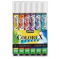 pébéo Colorex Aquarelltusche-Marker Essentials-Sets, 12 Marker, Set