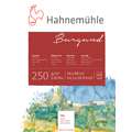 Hahnemühle Aquarell-Block „Burgund“, 36 cm x 48 cm, Block (4-seitig geleimt), 250 g/m², rau