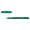 PILOT Pen V-Ball Tintenroller, Grün, Strichstärke 0,4 mm, Kugeldurchmesser 0,7 mm