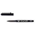 PILOT Pen V-Ball Tintenroller, Schwarz, Strichstärke 0,3 mm, Kugeldurchmesser 0,5 mm