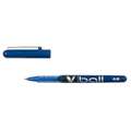 PILOT Pen V-Ball Tintenroller, Blau, Strichstärke 0,3 mm, Kugeldurchmesser 0,5 mm