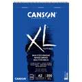 CANSON® XL® Mix Media 300 g/qm, 42 cm x 59,4 cm, DIN A2, 300 g/m², satiniert, Spiralblock