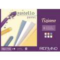 FABRIANO® Künstlerpapier Tiziano Pastellpapier, 21 cm x 29,7 cm, DIN A4, 160 g/m², rau|strukturiert, Block mit 30 Blatt